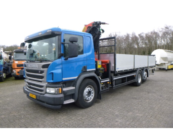 Scania P410 6X2 Euro 6 + Palfinger PK22002-EH C - camión grúa