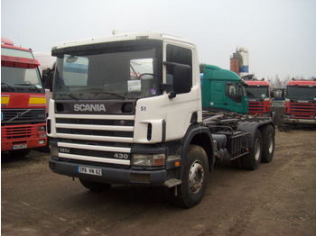 Scania 114 340 6x4 - Camión portacontenedore/ Intercambiable