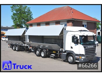 SCANIA G410 LB 6X2, Getränke Böse, Schwenkwand - Camión transporte de bebidas