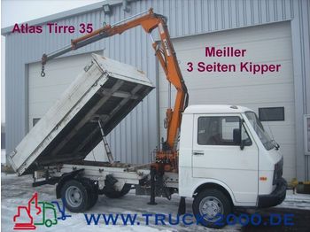 VW LT 55 3 Seiten Kipper+AtlasTirre35 faltbar 2,7t. - Camión volquete
