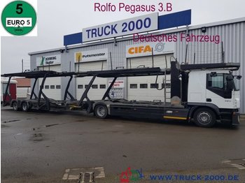 Camión portavehículos Iveco Stralis 420 Rolfo Pegasus Komplett Zug 8-10 PKW: foto 1