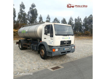 Camión cisterna para transporte de leche MAN 18 284: foto 1