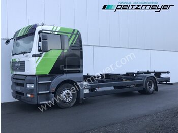 Camión portacontenedore/ Intercambiable MAN TGA 18.350 FLL, BDF-Fgst., 4 Sitzer Klima, Standheizung,: foto 1