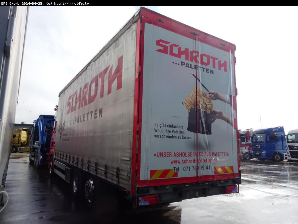 Camión lona MAN TGX 26.440 6x2-2 LL lenk lift Achse Hub-Dach: foto 2