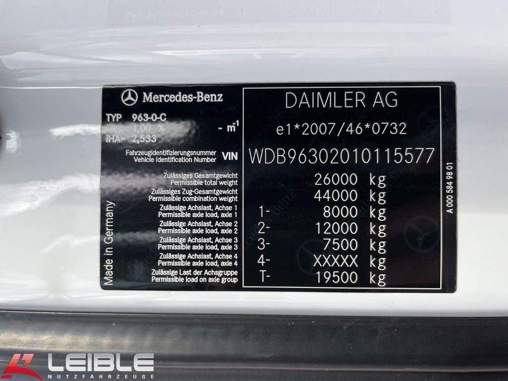 Camión portacontenedore/ Intercambiable Mercedes-Benz Actros2545L*SDG-Aufbau 2 Höhen*Retarder*Navi*: foto 22