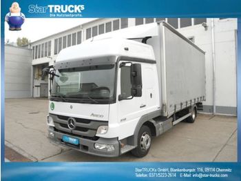 Camión lona Mercedes-Benz Atego 818L Curtainsider/Fernverkehr/NL: 2560kg: foto 1