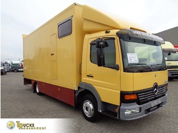 Camión transporte de ganado Mercedes-Benz atego 817 + manual + euro 2: foto 1