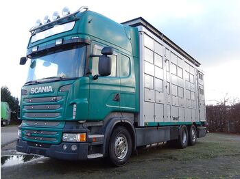 Camión transporte de ganado Scania R 440 Topline KABA 3 Stock Hubdach: foto 1