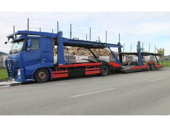 Camión portavehículos Volvo FH 460 Biltransport + släp: foto 1