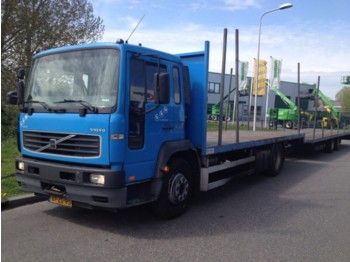Camión caja abierta Volvo FL615 4x2 vrachtwagen + Aanhangwagen: foto 1