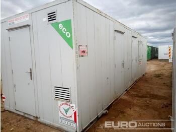 Contenedor marítimo 28' x 9' AV ECO 12v Flat Sided 8 x Person Self-Contained Welfare Unit c/w Separate Office, Mains Flushing Toilet, 2 x UPVC Windows, Low Level Lifting Points, FLT Pockets, Stephill Super Silenced Gener: foto 1