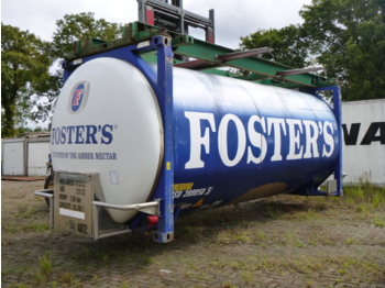 Contenedor cisterna para transporte de bebidas Dennison Beer tank container 20 ft / 28.7 m3: foto 1