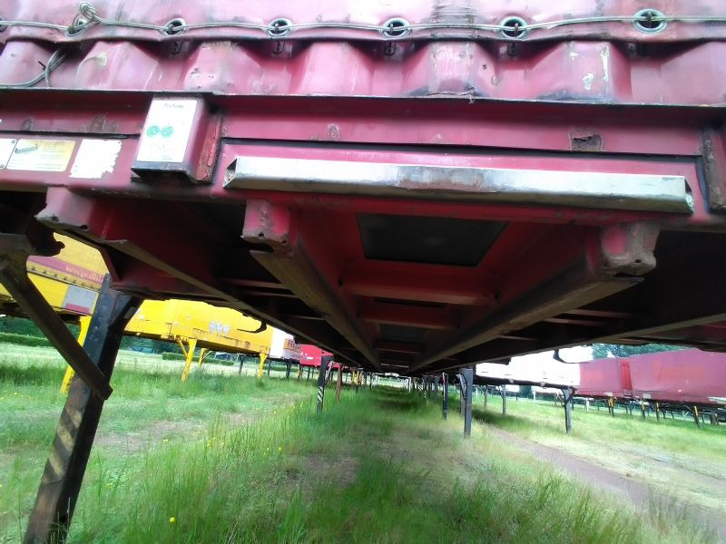 Krone Wechselpritsche mit Bordwänden und Plane, BDF-System, 7.450 mm lang. - Toldo carrocería: foto 1