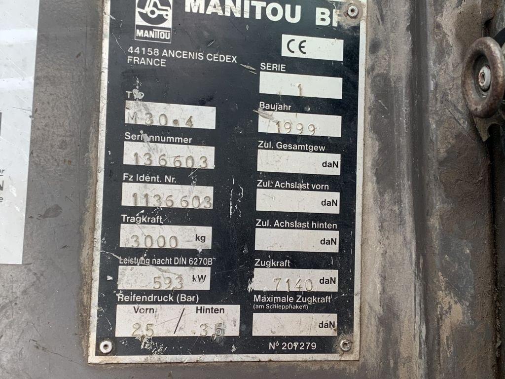 Carretilla elevadora diésel Manitou M30-4: foto 4