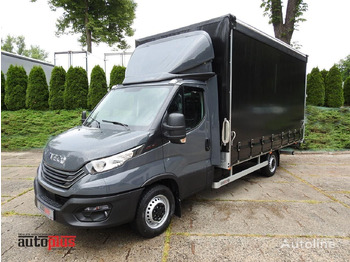 Furgoneta con lona nuevo New Iveco Daily 35S16 Curtain side + tail lift BAR 750 kg tilt truck < 3.5t: foto 2