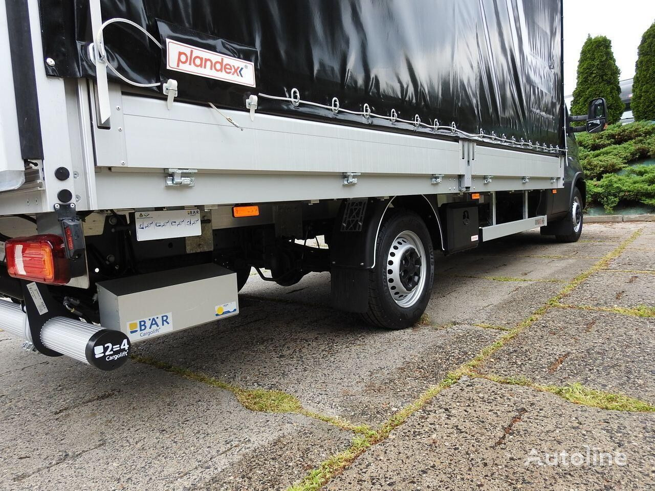 Furgoneta con lona nuevo New Iveco Daily 35S16 Curtain side + tail lift BAR 750 kg tilt truck < 3.5t: foto 19