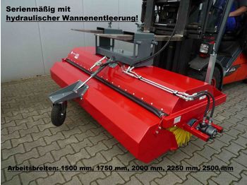 EURO-Jabelmann Staplerkehrmaschinen 1,50 m, einschl. hydr. Entleerung, aus laufe  - Barredora cucharón