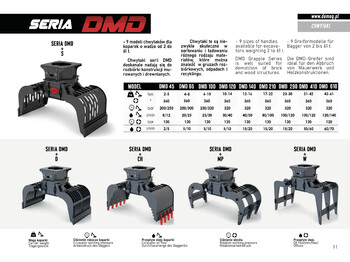 Pinza de manipulación para Maquinaria de construcción nuevo DEMOQ DMD 290 S Hydraulic Polyp -grab 1855 kg: foto 3