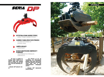Pinza de manipulación para Maquinaria de construcción nuevo DEMOQ DP025  Log Grab 200 kg: foto 3