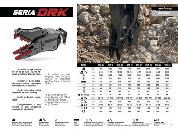 Cizalla de demolición para Excavadora nuevo DEMOQ DRK42  Hydraulic Rotating Pulveriser Crusher 4200 KG: foto 2