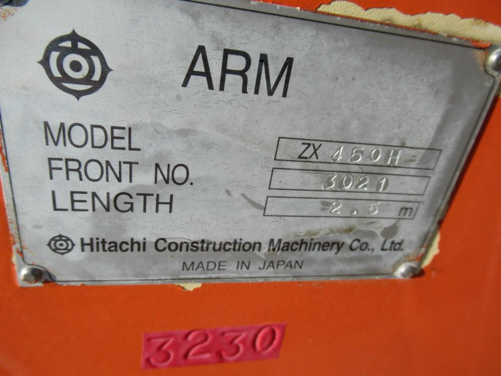 Brazo para Maquinaria de construcción Hitachi ZX450H -: foto 5