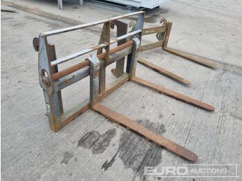  Fork Carriage & Forks to suit Telehandler - horquillas