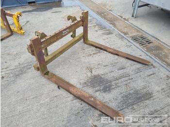  Fork Carriage & Forks to suit Telehandler - horquillas