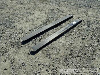 Horquillas Unused 3Ton , 200cm Fork Extensions: foto 1