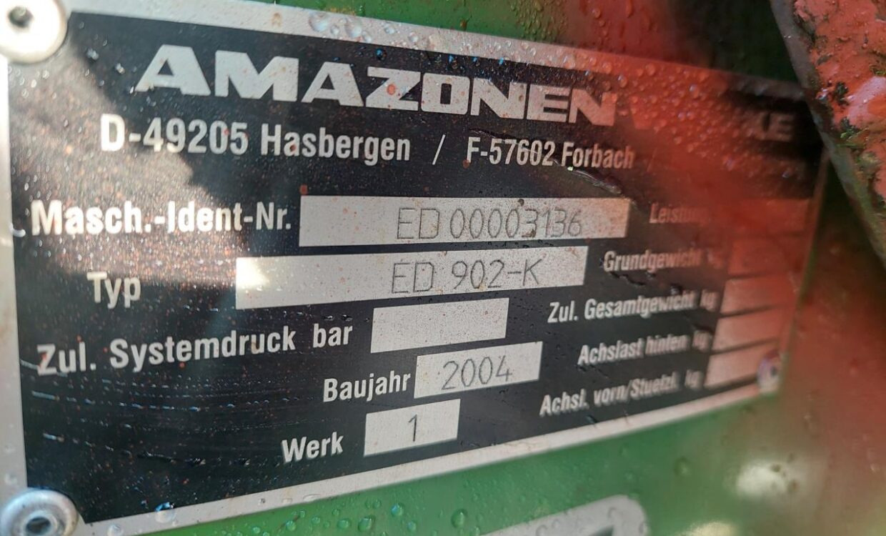 Sembradora de precisión Amazone ED 902-K - 12 RÆKKET: foto 7