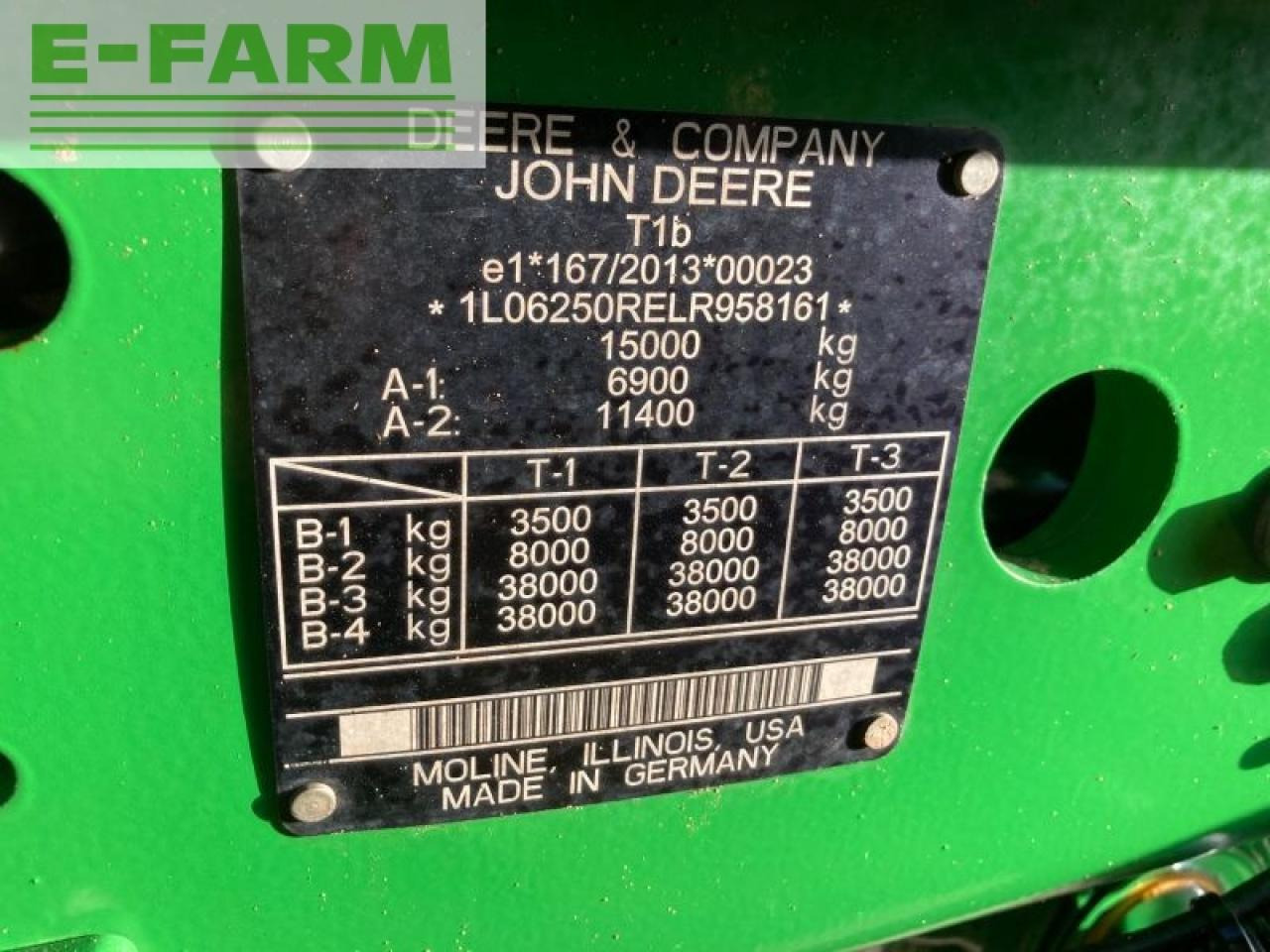 Tractor John Deere 6250r: foto 9