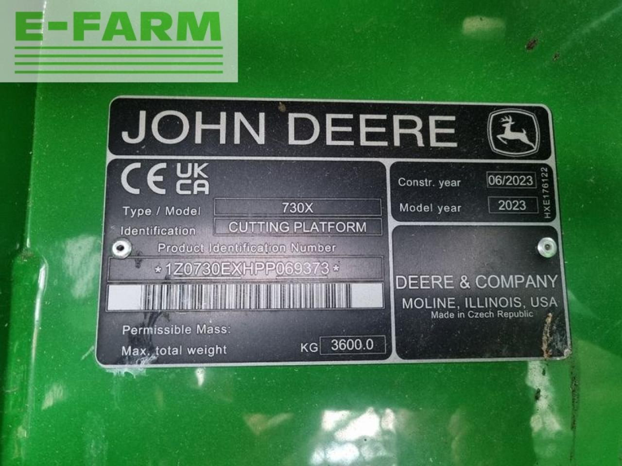 Cosechadora de granos John Deere s770 my23 prod 30: foto 22