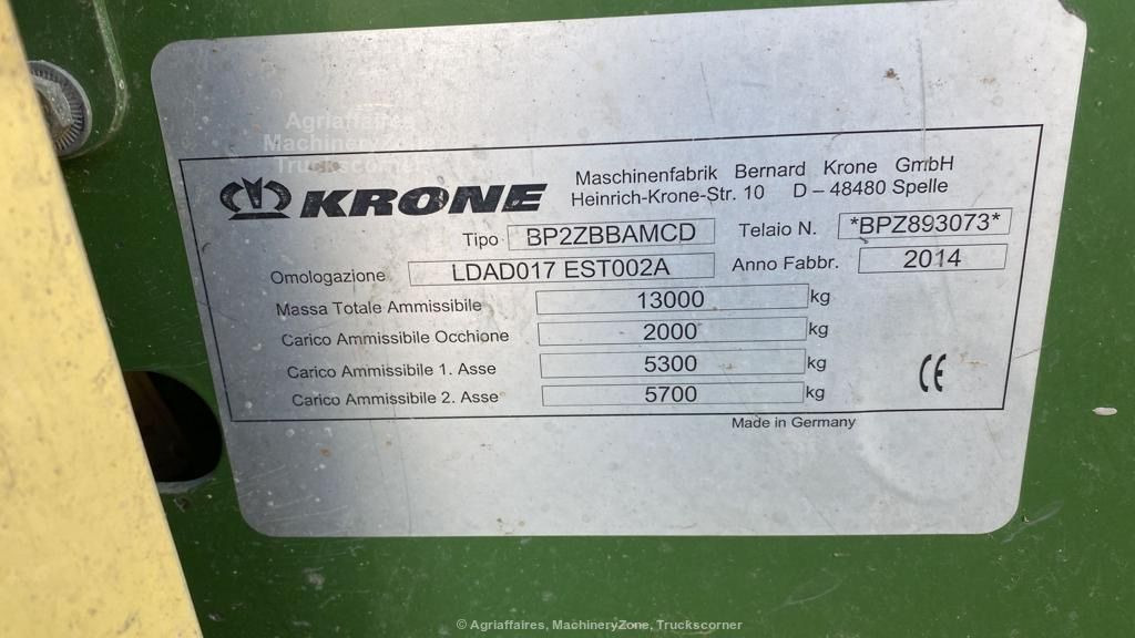Leasing de Krone 1290 HDP XC Krone 1290 HDP XC: foto 10
