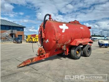  Redrock Single Axle PTO Driven Slurry Tanker - Remolque agrícola