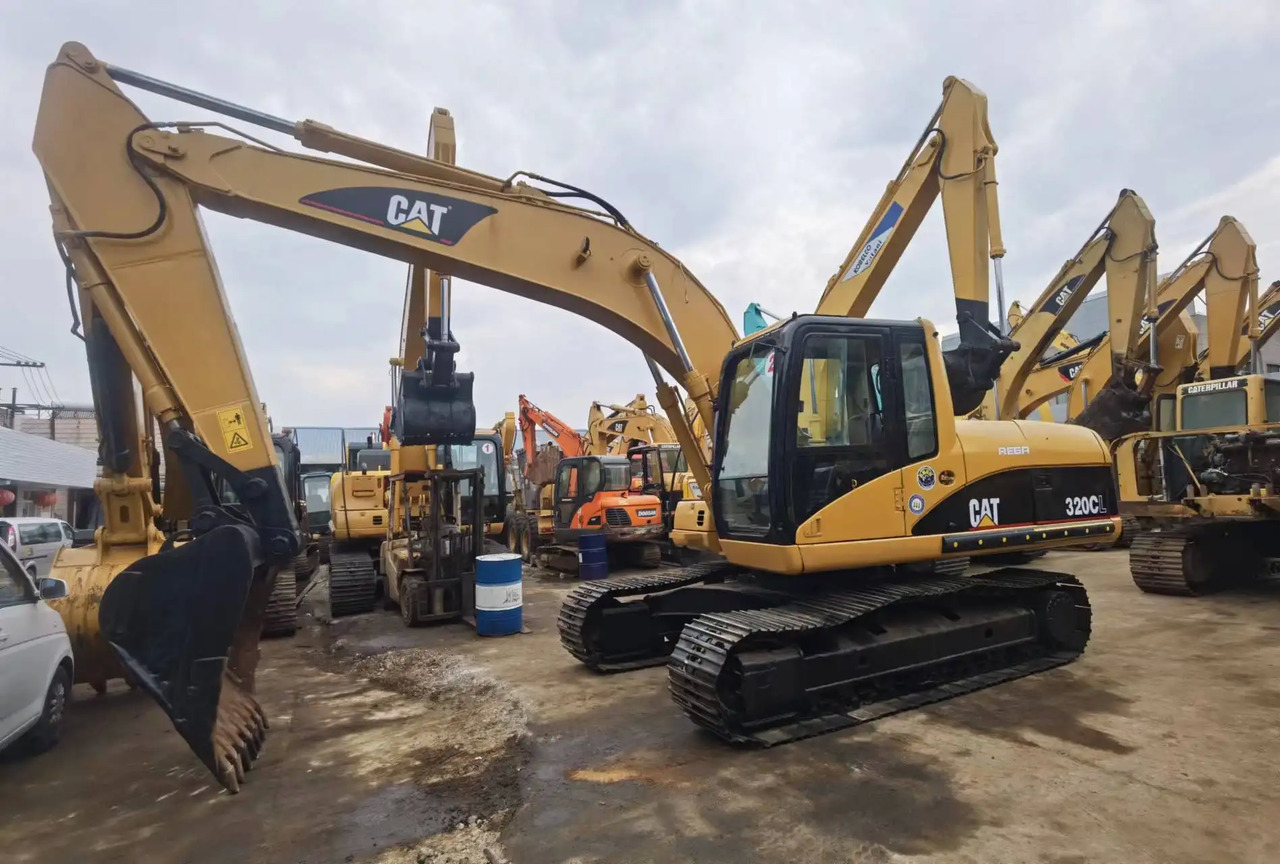 Excavadora de cadenas 20Tons excavator Used CAT Excavator 320B 320BL 320C 320CL 320D 320D2 320D2L Made In Japan: foto 6