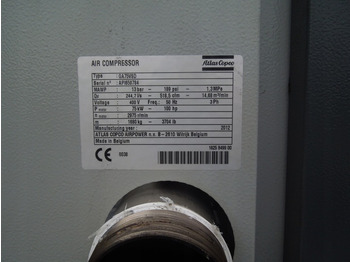 ATLAS COPCO GA75VSD - Compresor de aire: foto 5