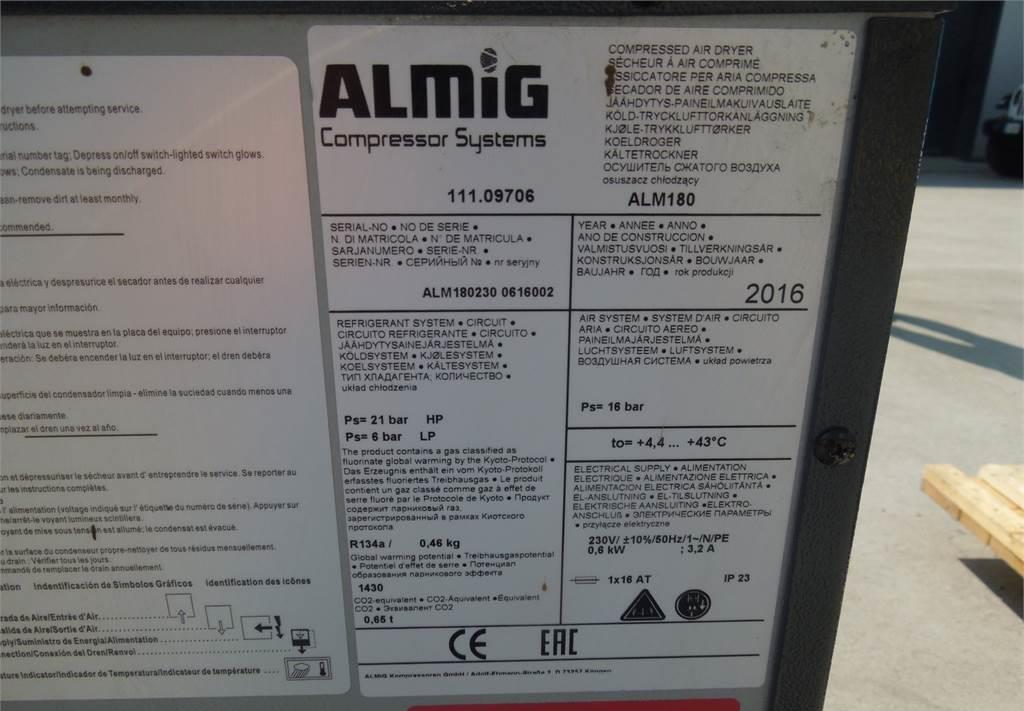 Compresor de aire Alup OSUSZACZ ZIĘBNICZY ALMIG 1,80M3/MIN 2016R!!: foto 2