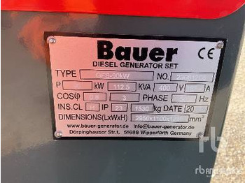 BAUER GFS-90 112 kVA (Unused) - Generador industriale: foto 5