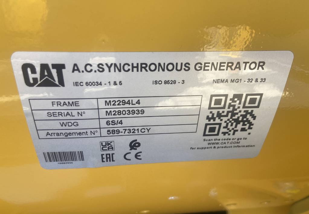 Generador industriale CAT DE220E0 - 220 kVA Generator - DPX-18018: foto 18