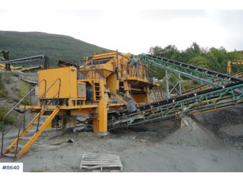 Machacadora Complete Svedala-Lokomo crushing plant with many conveyor belts: foto 1