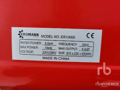 Generador industriale nuevo ERDMANN ER10000 12KVA (Unused): foto 6