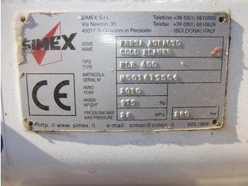 Simex PLB600 - Fresadora en frío