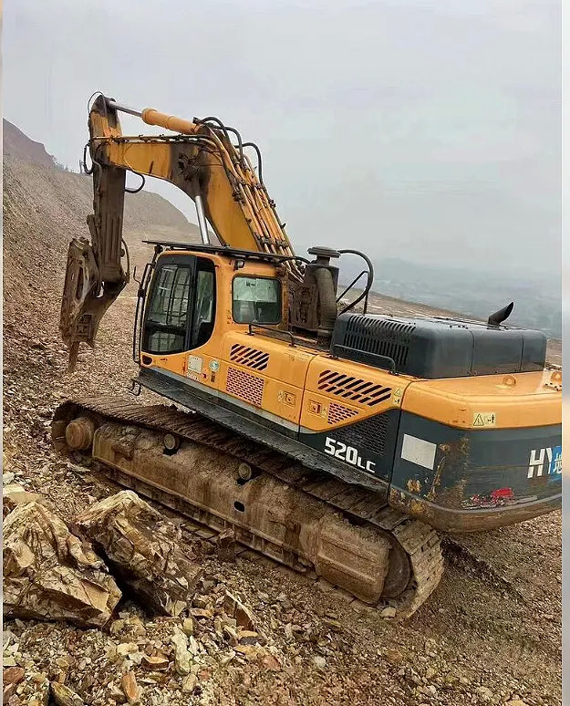 Excavadora Good Performance Machine Excavator Hyundai 520vs Crawler Hyundai 520l-9vs Used Hyundai Excavator: foto 5