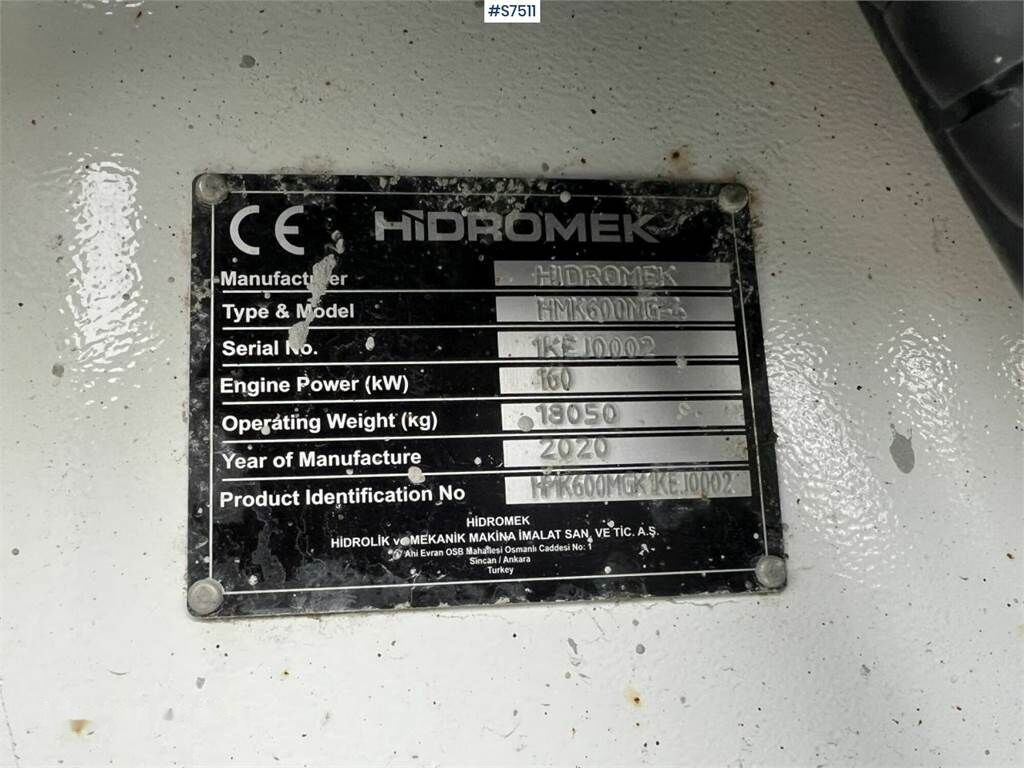 Grader Hidromek HMK600MG-4: foto 14