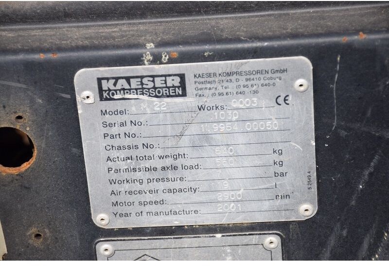 Compresor de aire Kaeser M22: foto 8