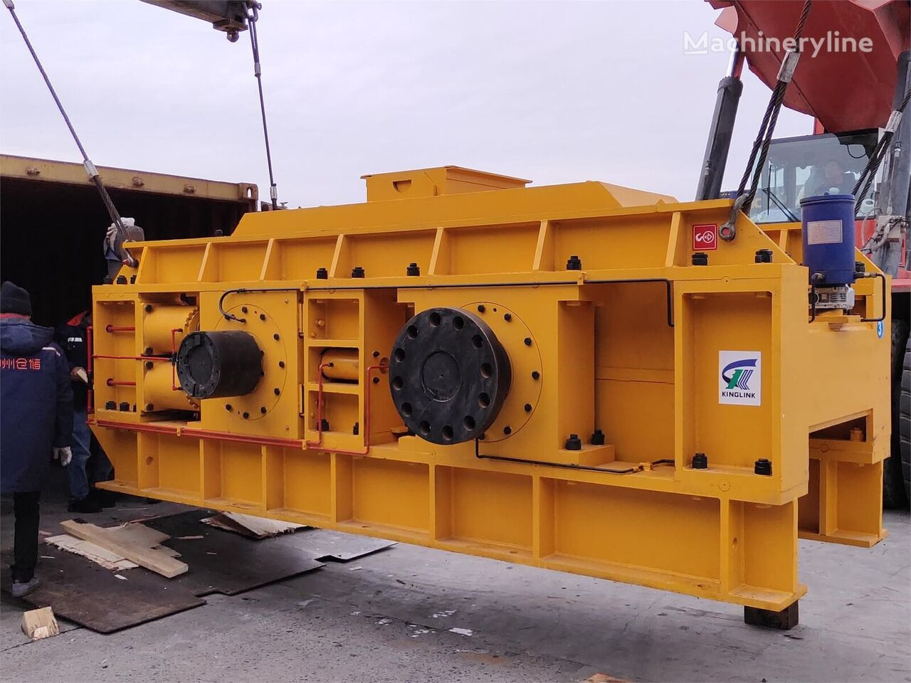 Machacadora nuevo Kinglink KL2PGS1500 hydraulic roller crusher for sand making: foto 9