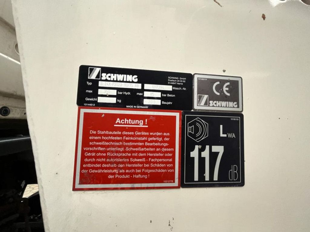 Bomba de hormigón Mercedes-Benz Actros 2636 6x4 (MPII) Betonpumpe Schwing 24m /: foto 15
