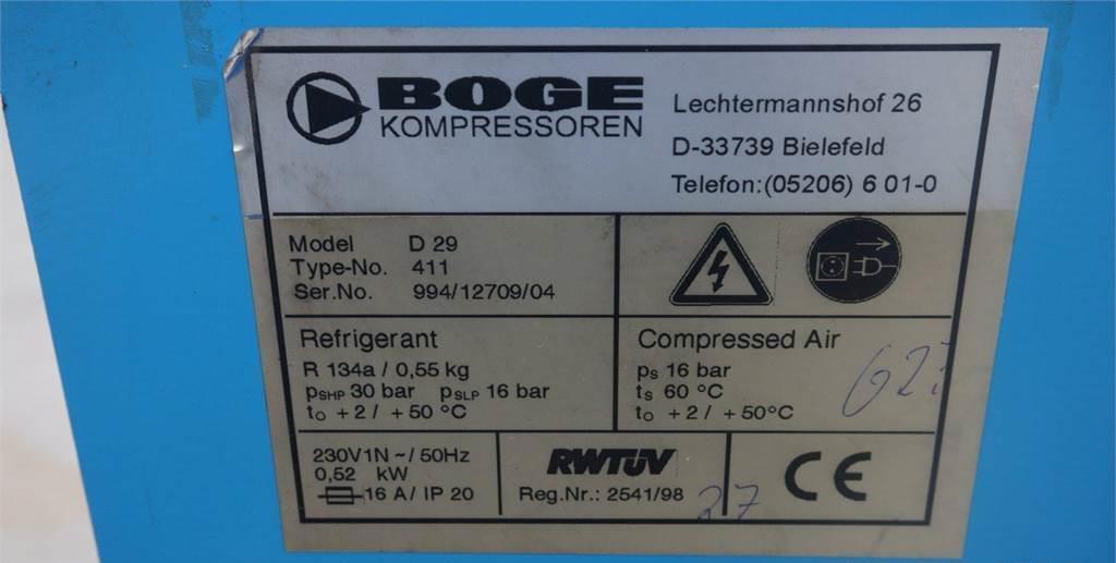Compresor de aire OSUSZACZ ZIĘBNICZY BOGE 2,90M3/MIN: foto 2