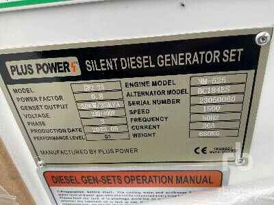 Generador industriale nuevo PLUS POWER GF2-25 25 kVA (Unused): foto 5