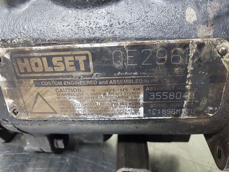Compresor de aire Werklust -Cummins-Holset QE296B-Compressor/Kompressor: foto 6