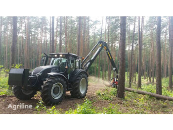 VALTRA N143 H+ Kesla+ Nisula - Tractor forestal